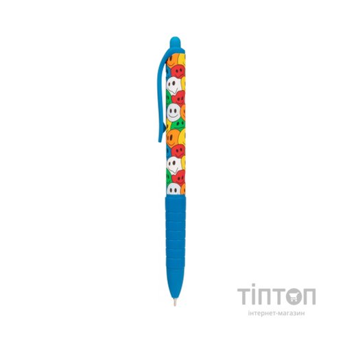 Ручка кулькова Yes Melt Smile автоматична 0,7 мм синя (412127)