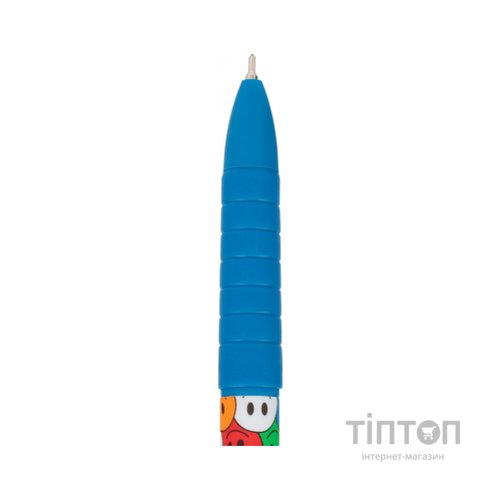 Ручка кулькова Yes Melt Smile автоматична 0,7 мм синя (412127)