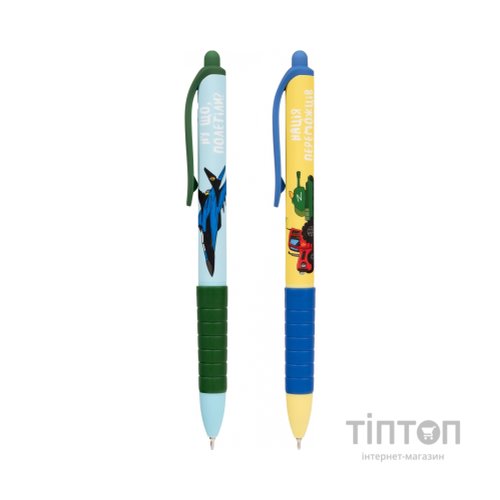 Ручка кулькова Yes Месники автоматична 0,7 мм синя в асортименті (412117)