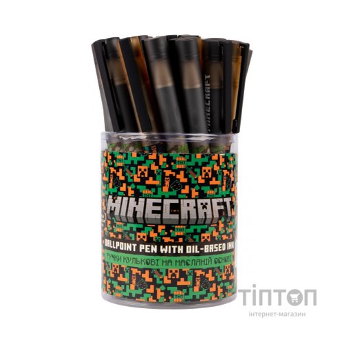 Ручка кулькова Yes Minecraft 0,7 мм синя (412148)