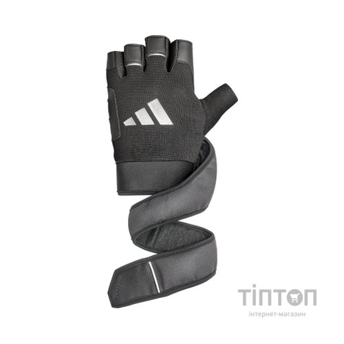 Рукавички для фітнесу Adidas Wrist Wrap Training Gloves ADGB-15050 чорний XS (885652028745)