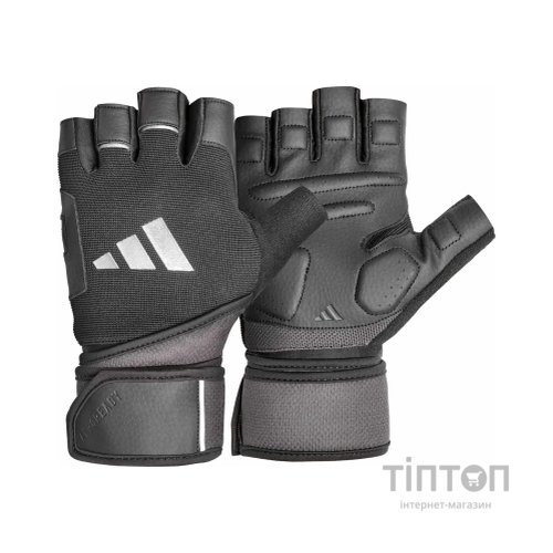 Рукавички для фітнесу Adidas Wrist Wrap Training Gloves ADGB-15054 чорний XL (885652026239)