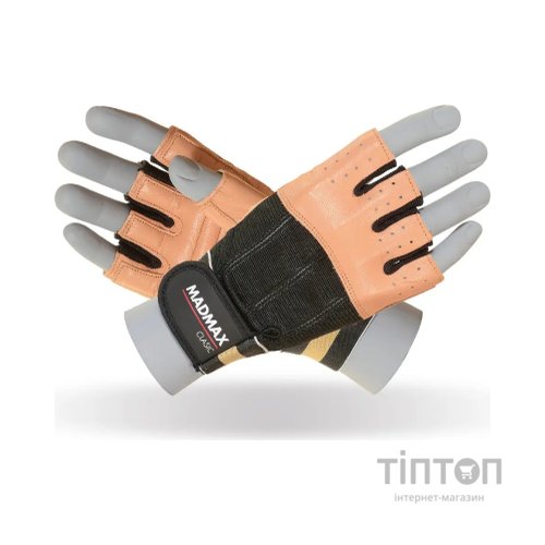 Рукавички для фітнесу MadMax MFG-248 Clasic Brown L (MFG-248-Brown_L)