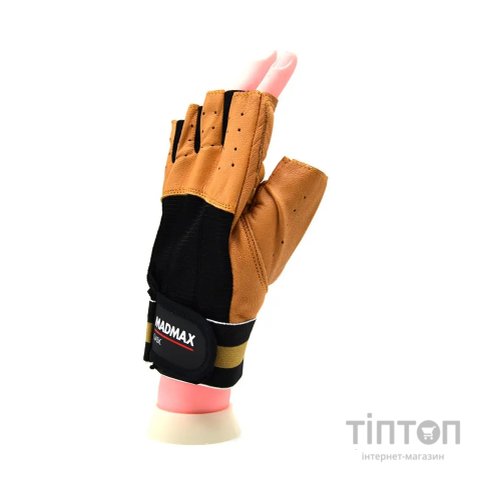 Рукавички для фітнесу MadMax MFG-248 Clasic Brown L (MFG-248-Brown_L)