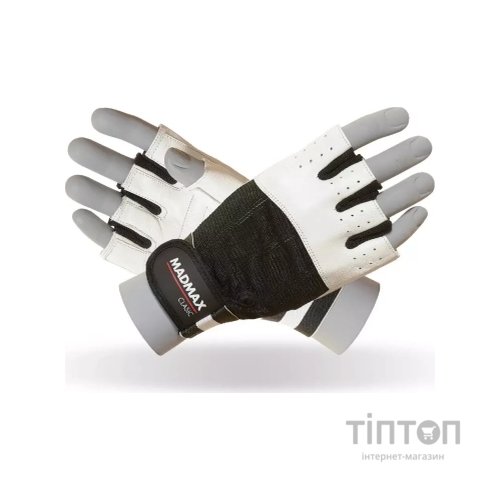 Рукавички для фітнесу MadMax MFG-248 Clasic White XXL (MFG-248-White_XXL)