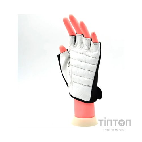 Рукавички для фітнесу MadMax MFG-250 Basic Whihe L (MFG-250_L)