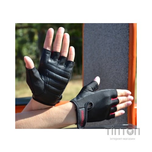 Рукавички для фітнесу MadMax MFG-251 Rainbow Rubine Red L (MFG-251-RED_L)