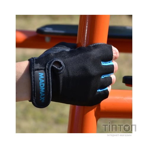 Рукавички для фітнесу MadMax MFG-251 Rainbow Turquoise L (MFG-251-TRQ_L)