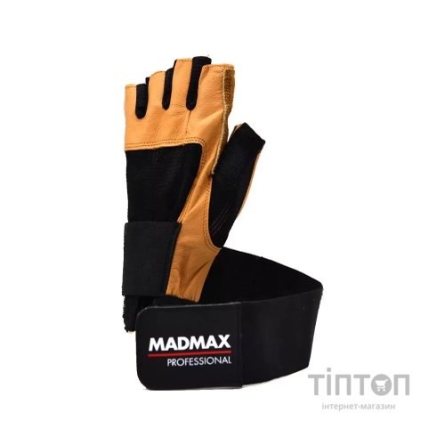 Рукавички для фітнесу MadMax MFG-269 Professional Brown L (MFG-269-Brown_L)