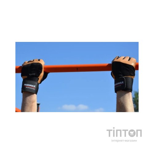 Рукавички для фітнесу MadMax MFG-269 Professional Brown L (MFG-269-Brown_L)