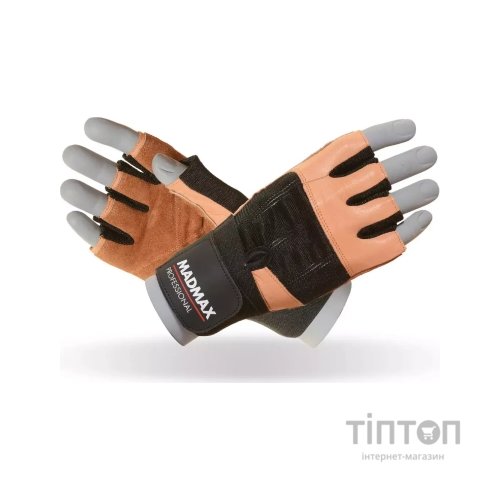 Рукавички для фітнесу MadMax MFG-269 Professional Brown XL (MFG-269-Brown_XL)