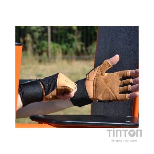 Рукавички для фітнесу MadMax MFG-269 Professional Brown XL (MFG-269-Brown_XL)