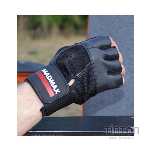 Рукавички для фітнесу MadMax MFG-269 Professional Exclusive Black M (MFG-269-Black_M)