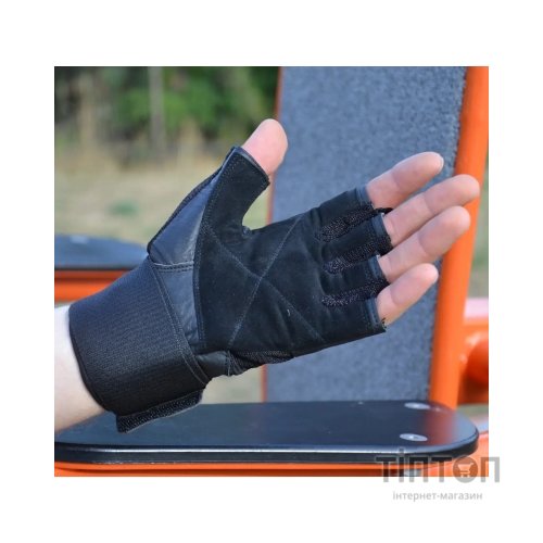 Рукавички для фітнесу MadMax MFG-269 Professional Exclusive Black M (MFG-269-Black_M)