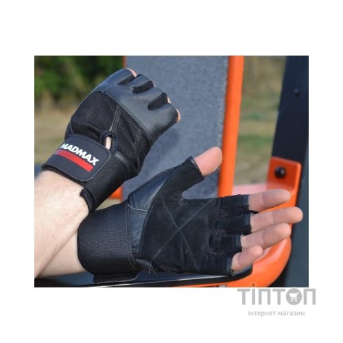 Рукавички для фітнесу MadMax MFG-269 Professional Exclusive Black M (MFG-269-Black_M)