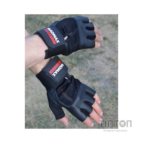 Рукавички для фітнесу MadMax MFG-269 Professional Exclusive Black M (MFG-269-Black_M)