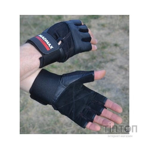Рукавички для фітнесу MadMax MFG-269 Professional Exclusive Black M (MFG-269-Black_M)