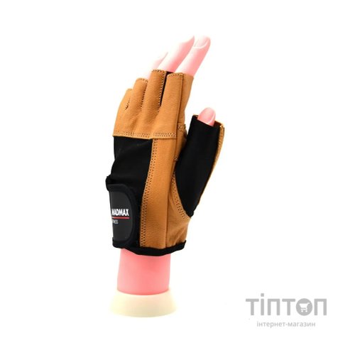 Рукавички для фітнесу MadMax MFG-444 Fitness Brown S (MFG-444-Brown_S)