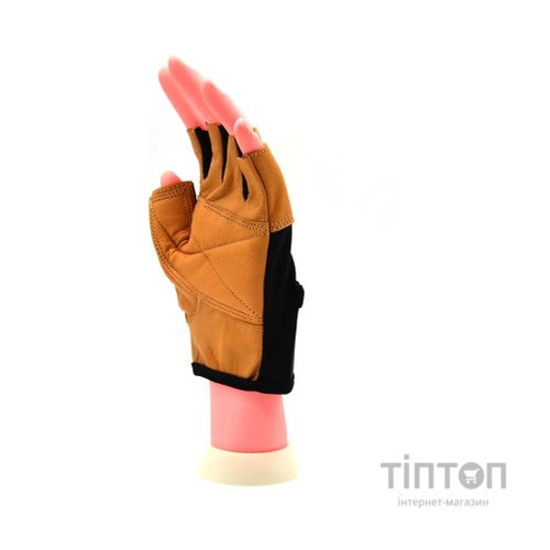 Рукавички для фітнесу MadMax MFG-444 Fitness Brown S (MFG-444-Brown_S)