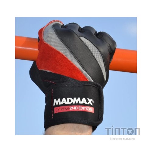 Рукавички для фітнесу MadMax MFG-568 Extreme 2nd edition Black/Red XL (MFG-568_XL)
