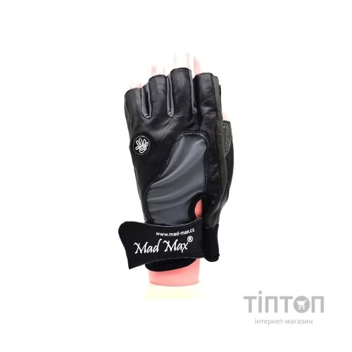 Рукавички для фітнесу MadMax MFG-820 MTi82 Black/Cool grey S (MFG-820_S)