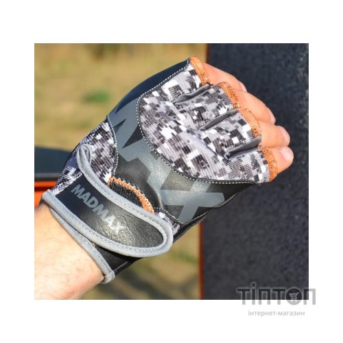 Рукавички для фітнесу MadMax MFG-831 Mti 83.1 Grey/Digital Camo S (MFG-831_S)