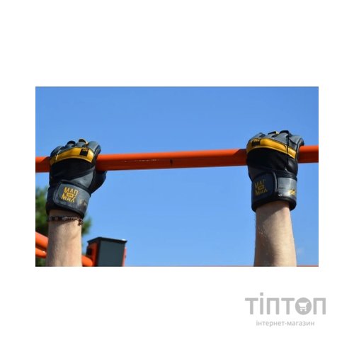 Рукавички для фітнесу MadMax MFG-880 Signature Black/Grey/Yellow XL (MFG-880_XL)