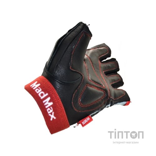 Рукавички для фітнесу MadMax MFG-911 Nine-eleven Zebra BW Zebra M (MFG-911-ZEB_M)