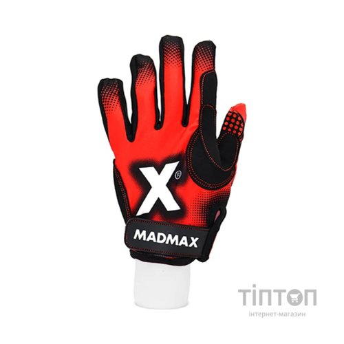 Рукавички для фітнесу MadMax MXG-101 X Gloves Black/Grey/Red XL (MXG-101-RED_XL)