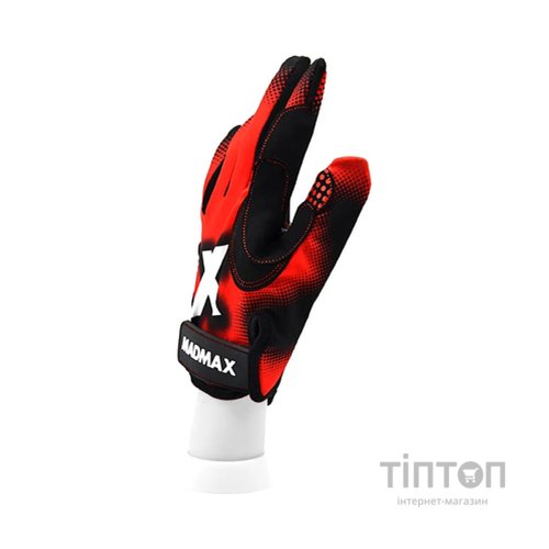 Рукавички для фітнесу MadMax MXG-101 X Gloves Black/Grey/Red XL (MXG-101-RED_XL)