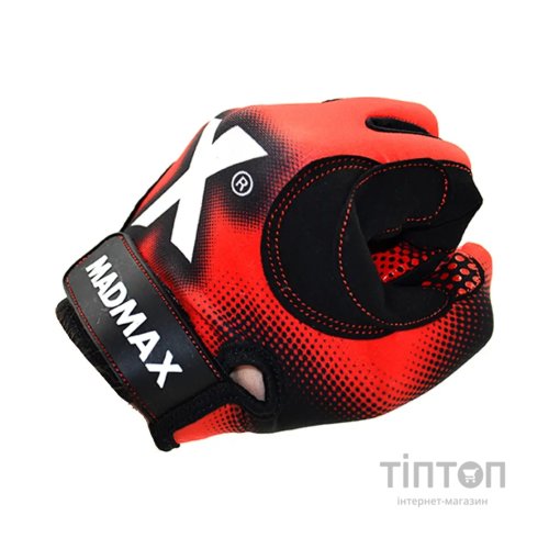 Рукавички для фітнесу MadMax MXG-101 X Gloves Black/Grey/Red XL (MXG-101-RED_XL)