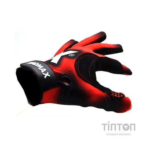Рукавички для фітнесу MadMax MXG-101 X Gloves Black/Grey/Red XL (MXG-101-RED_XL)