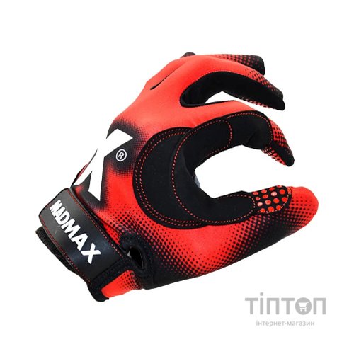 Рукавички для фітнесу MadMax MXG-101 X Gloves Black/Grey/Red XL (MXG-101-RED_XL)