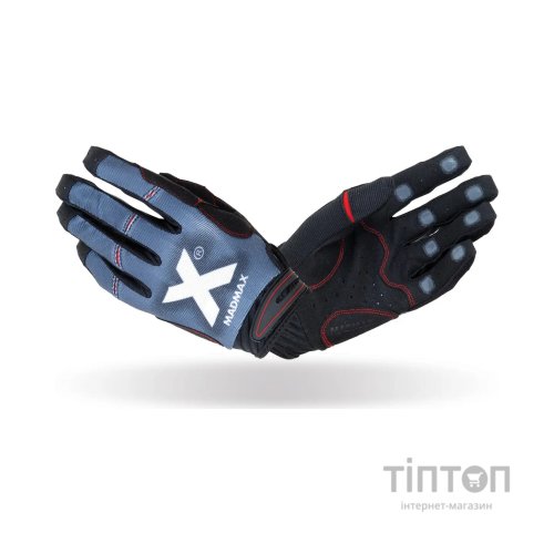 Рукавички для фітнесу MadMax MXG-102 X Gloves Black/Grey/White M (MXG-102-GRY_M)