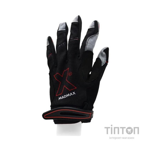 Рукавички для фітнесу MadMax MXG-103 X Gloves Black/Grey M (MXG-103-BLK_M)