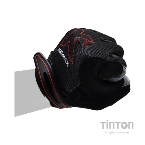 Рукавички для фітнесу MadMax MXG-103 X Gloves Black/Grey M (MXG-103-BLK_M)