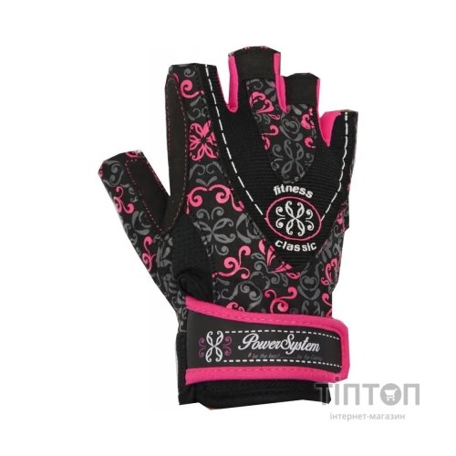 Рукавички для фітнесу Power System Classy PS-2910 Pink XS (PS_2910_XS_Black/Pink)