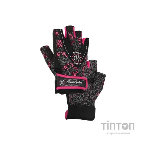 Рукавички для фітнесу Power System Classy PS-2910 Pink XS (PS_2910_XS_Black/Pink)