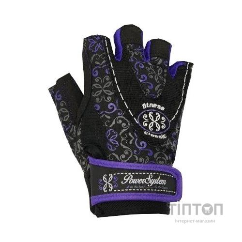 Рукавички для фітнесу Power System Classy Woman PS-2910 M Purple (PS_2910_M_Black/Purple)