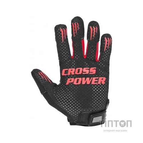 Рукавички для фітнесу Power System Cross Power PS-2860 Black/Red XL (PS-2860_XL_Black-red)