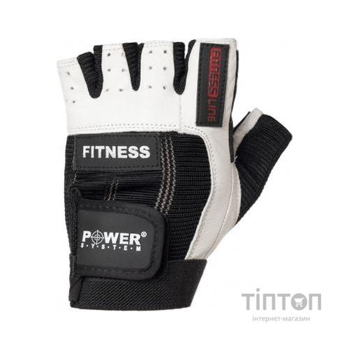 Рукавички для фітнесу Power System Fitness PS-2300 Black/White XS (PS-2300_XS_Black-White)