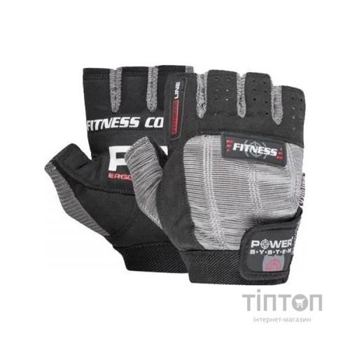 Рукавички для фітнесу Power System Fitness PS-2300 Grey/Black XXL (PS-2300_2XL_Black-grey)