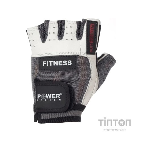 Рукавички для фітнесу Power System Fitness PS-2300 Grey/White S (PS-2300_S_Grey-White)