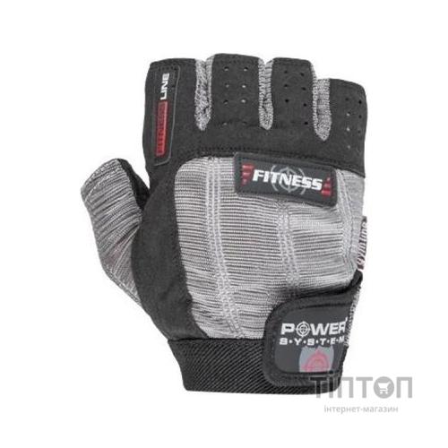 Рукавички для фітнесу Power System Fitness PS-2300 S Grey/Black (PS-2300_S_Black-grey)