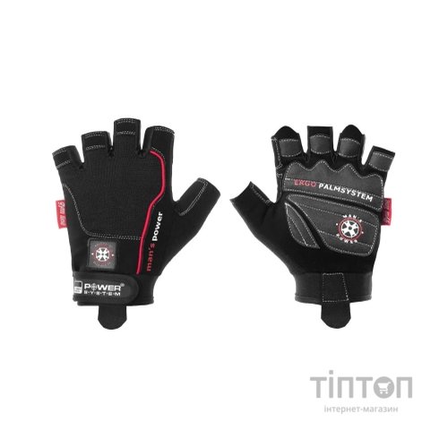 Рукавички для фітнесу Power System Mans Power PS-2580 Black M (PS-2580_M_Black)