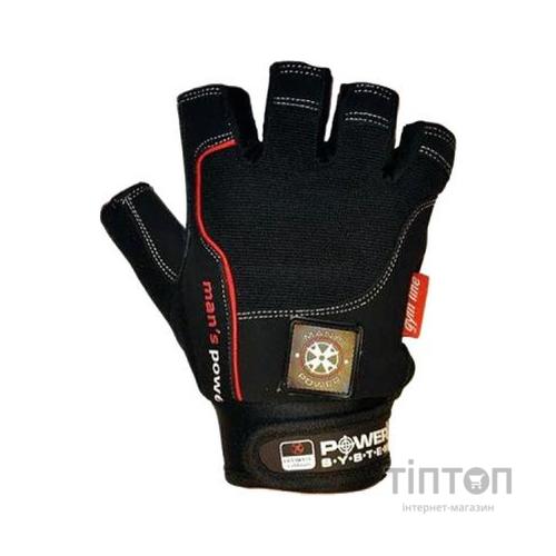 Рукавички для фітнесу Power System Mans Power PS-2580 Black XS (PS-2580_XS_Black)