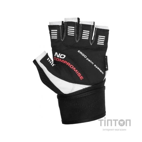 Рукавички для фітнесу Power System No Compromise PS-2700 Black/White M (PS-2700_M_Black-White)