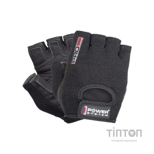 Рукавички для фітнесу Power System Pro Grip PS-2250 Black L (PS-2250_L_Black)