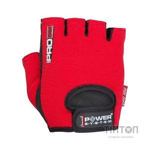 Рукавички для фітнесу Power System Pro Grip PS-2250 XL Red (PS-2250_XL_Red)