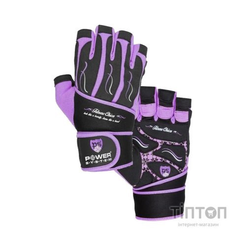 Рукавички для фітнесу Power System PS-2710 Fitness Chica Purple XS (PS-2710_XS_Purple)